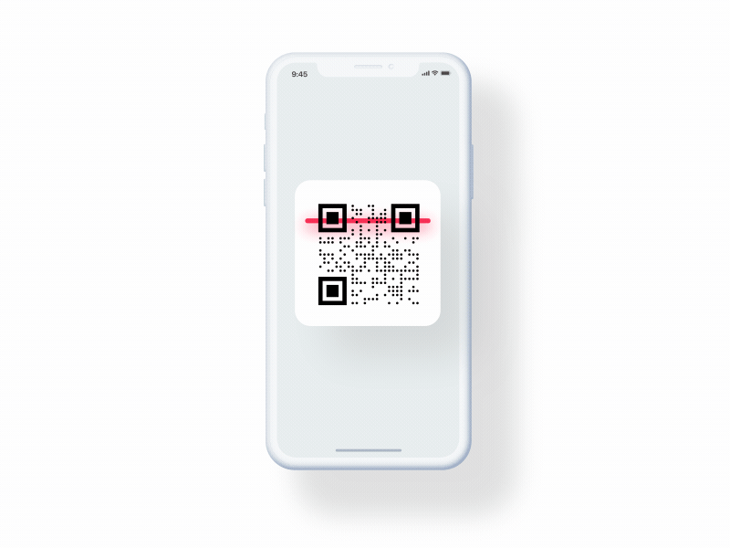 scan qr menu gif